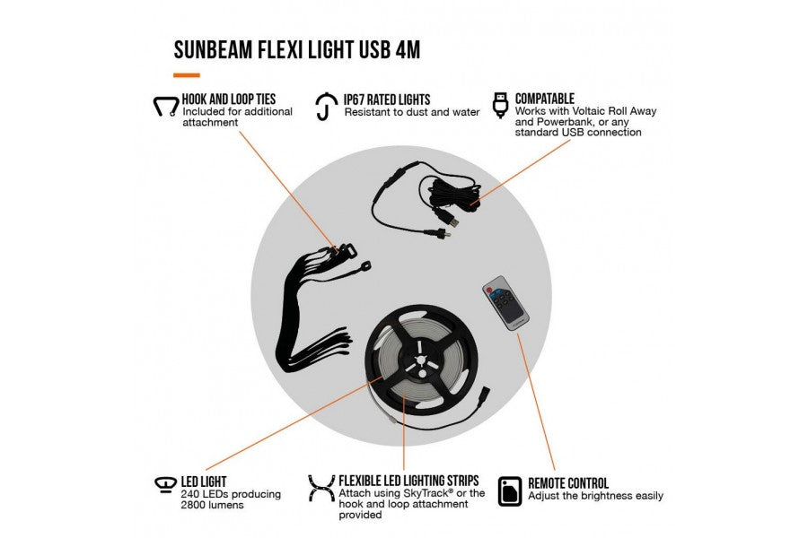 Sunbeam Flexi Light 4m USB